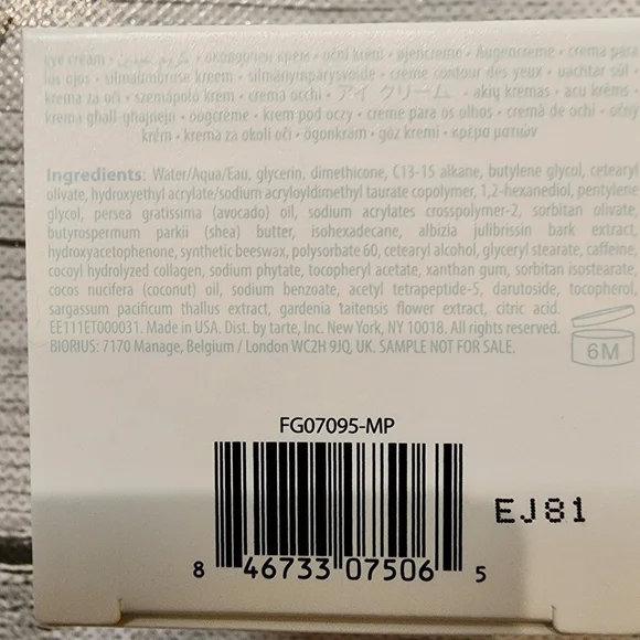 Nwt Tarte Drink of H2o 1.7 FL Oz and tarte Sea Wink of H2o .53 FL Oz Bundle - Picture 16 of 16